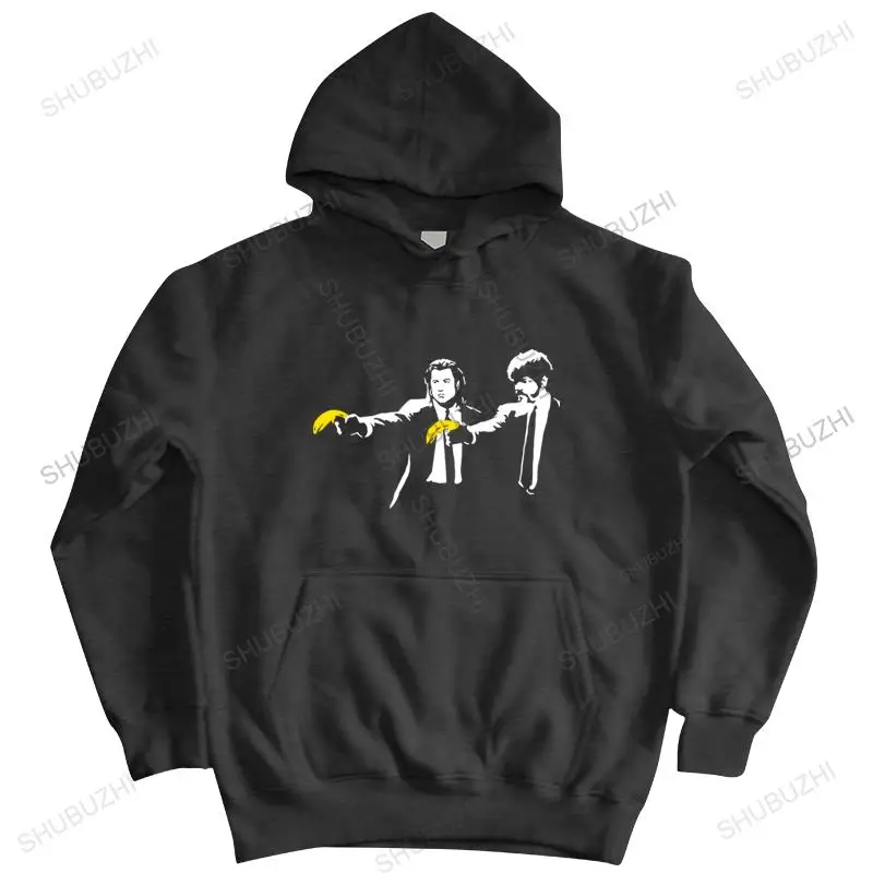 

Модный брендовый свитшот, мужские свободные толстовки, Бэнкси, Криминальное Художественное вдохновение, забавное черное теплое пальто, топ, хлопковая брендовая Повседневная Толстовка