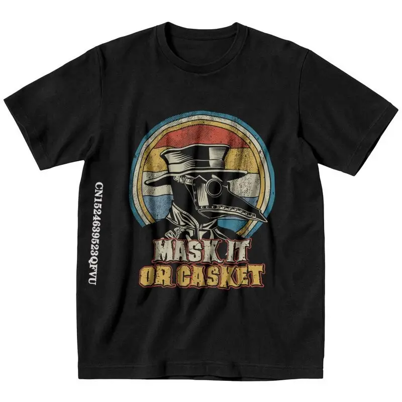 

Grunge Plague Doctor Trust Me I'm A Doctor Tshirts For Men Emo Clothesd Tshirts Halloween Black Death T-Shirt Pure Cotton Tee