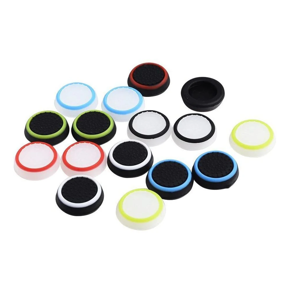 

4pcs Luminous Thumb Grip Caps Compatible with PS5/PS4/Xbox One/Xbox One Elite/8BitDo SN30 Pro/Switch Pro Controller Joystick