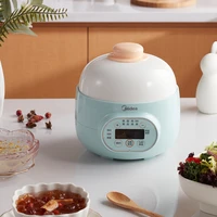 220v 800ml household electric stew pot automatic ceramic porridge dessert stew pot household multi functional rice cooker