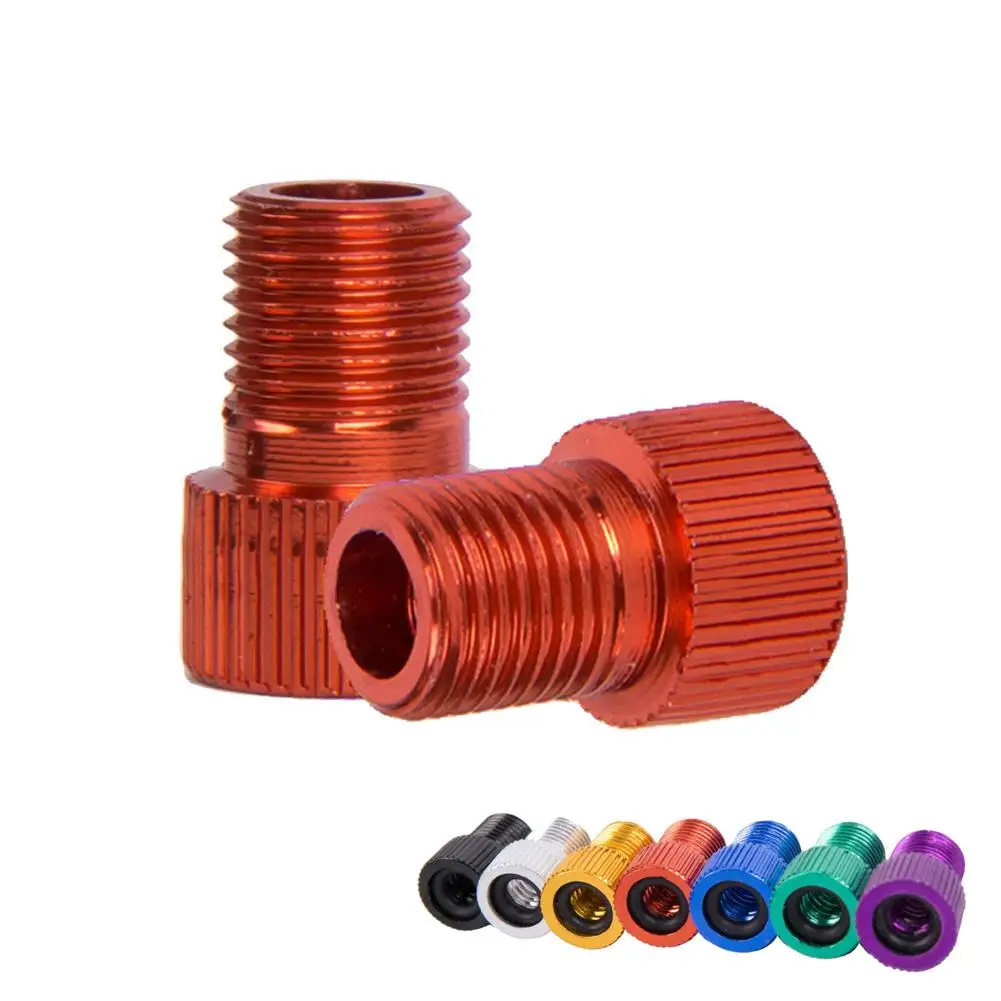 

1PC Bicycle Valve Adapters aluminum alloy Pump French Valve Adapter Converter Caps Bicycle Road Bike Fixie Gear Accessories