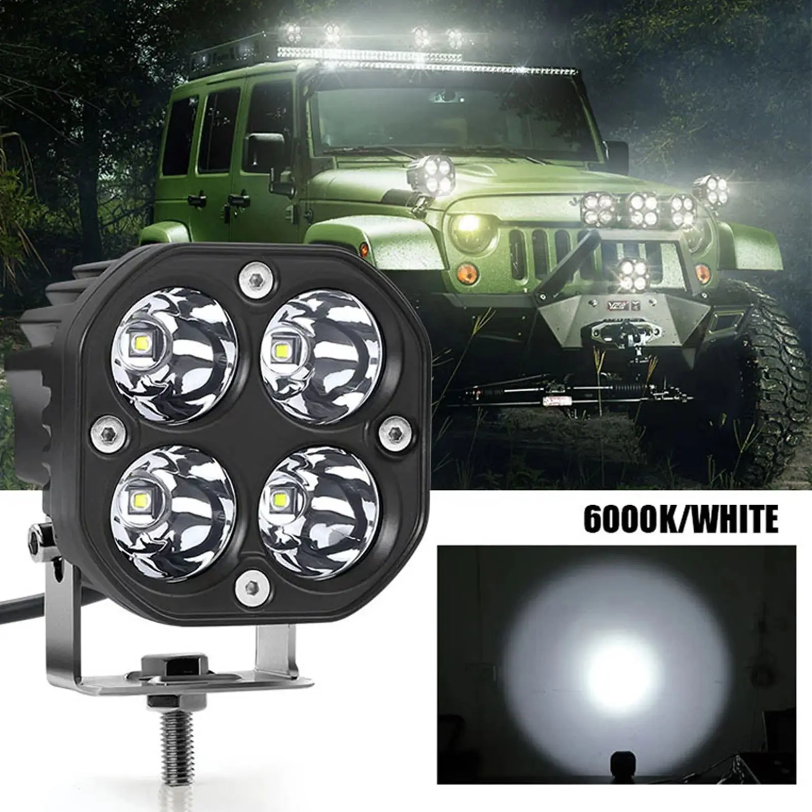 

Running Light For Motorcycle Led Fog Light Headlight Spotlight Led Lights Pods Bar For Car Auto Off Road-road ATV SUVs Trucks