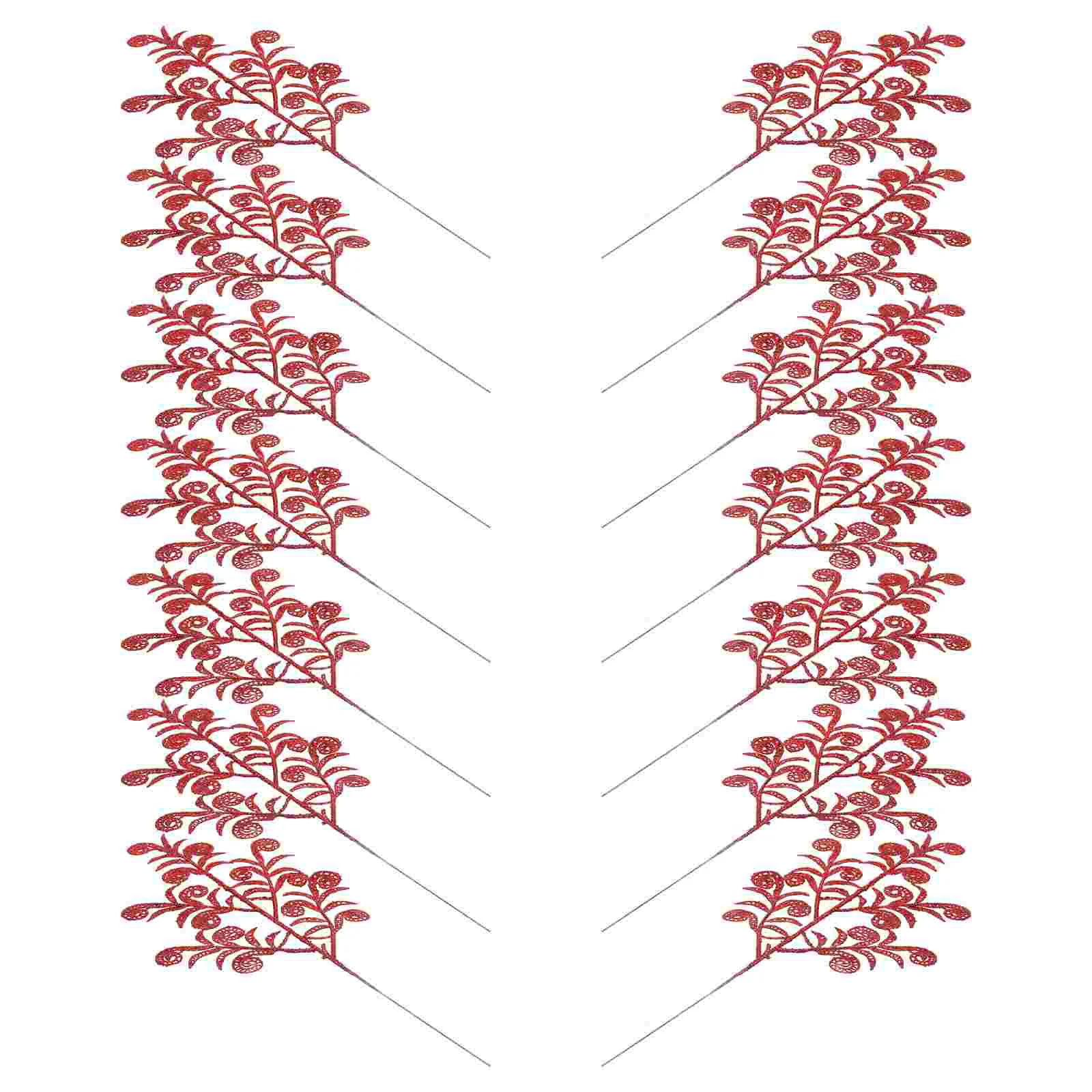 

14 Pcs DIY Adornment Ornaments Delicate Party Layout Fake Artificial Christmas Picks Wedding Table Decoration