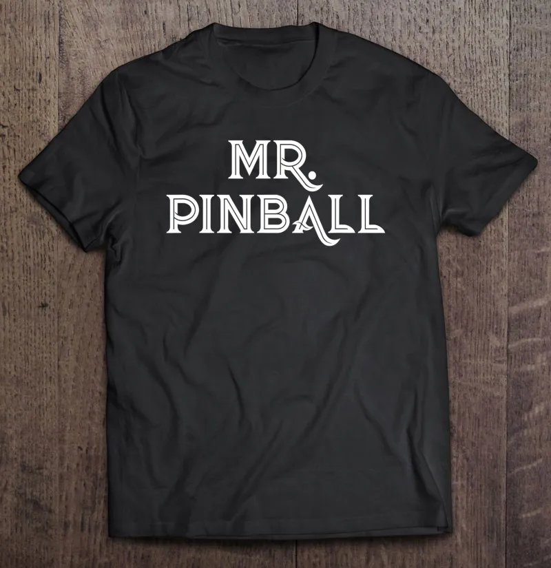 

Футболка Mr Pinball с аркадным игроком, новинка, футболка для мужчин и женщин, Мужская футболка, Мужская футболка, футболка оверсайз