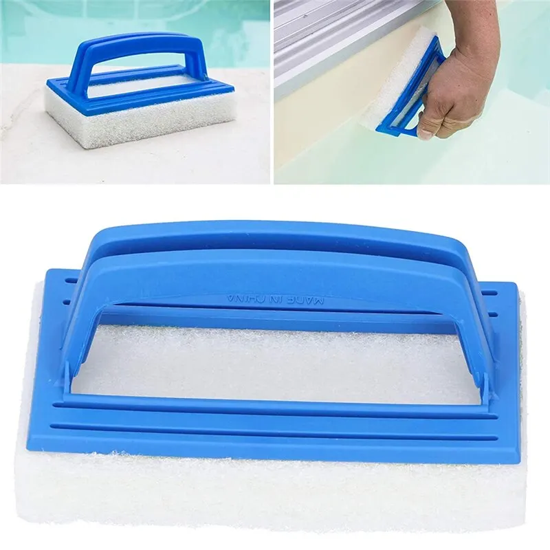 

Wall Sponge Brush 1PC Cleaning Supplies Swimming Pool Accessory Portable Waterline Scrubber Wall Cleaning Brush Scrubber
