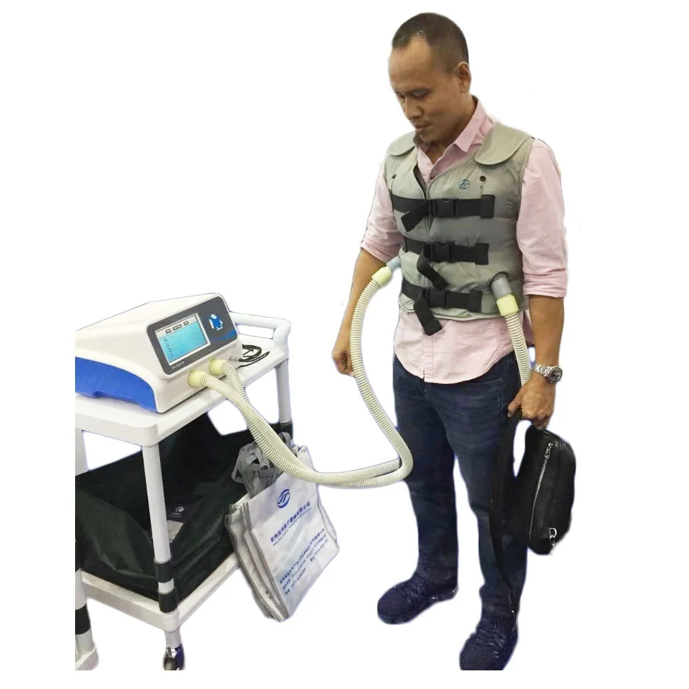 

Chest Percussion Vest Airway Clearance Cough Assist Medical Multifrequency Vibration Sputum Elimination AS-10