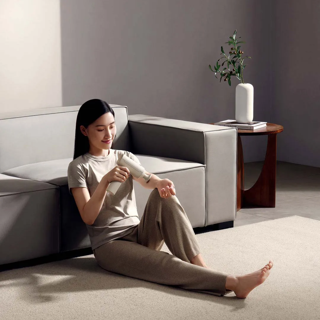 Xiaomi Mijia Fascia Gun 3 Массажер Для Мышц С 2 Режимами 2450 Мач Массажных Головок Глубоких