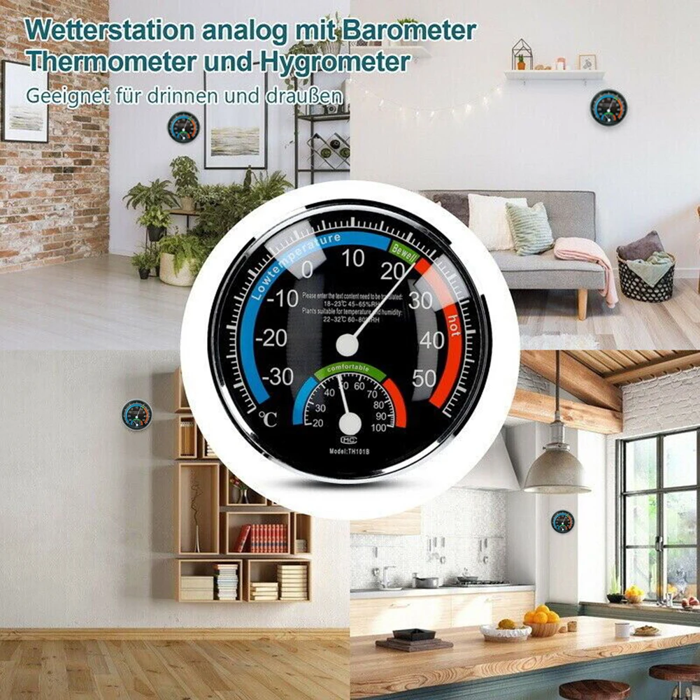 

Garden Thermometer Hygrometer Indoor Room Temperature Humidity Meter Sensor Gauge Weather Station Humidity Room Climate Control