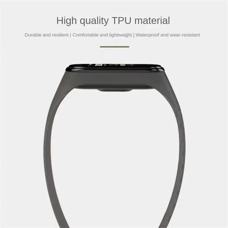 

2023 New TPU Frosted Translucent Watch Strap For Xiaomi Mi brand 5 6 7 Wristband Bracelet High Quality Smart Watch Accessories