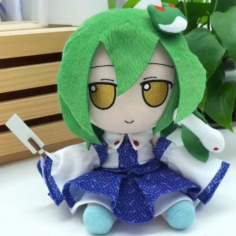 Фото Мягкая игрушка-кукла Кочия Санаэ из игры Touhou Project, 20 см, для детей, фанатов, косплея, подарков на день рождения, праздники, Рождество, коллекционная №1