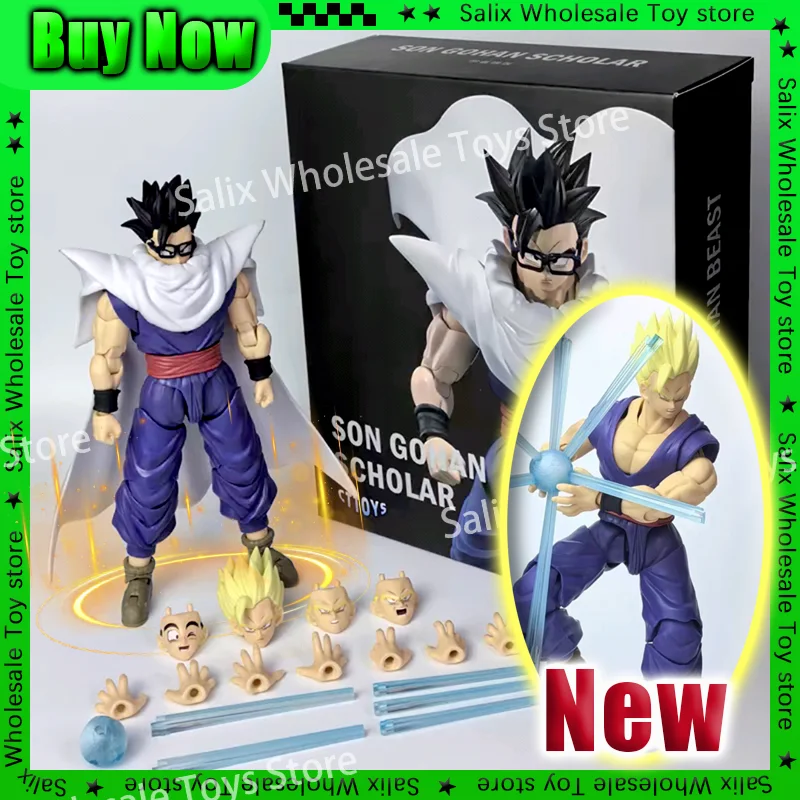 Dragon Ball Ct Toys Z S.H.Figuarts Shf Super Saiyan Ssj Son Gohan Scholar Аниме Фигурки Модель Подарочные Игрушки