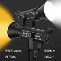 300w bi color led video light photography stuido lamp professional continuous light bowens mount for youtube shooting portrait