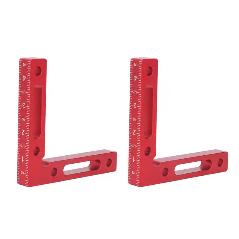 

Right Angle Positioning Clamp 90 Degree Positioning Square Aluminum Alloy for Woodworking