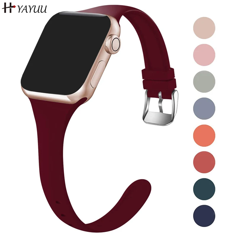 Силиконовый ремешок для Apple Watch 41 мм 40 45 44 49