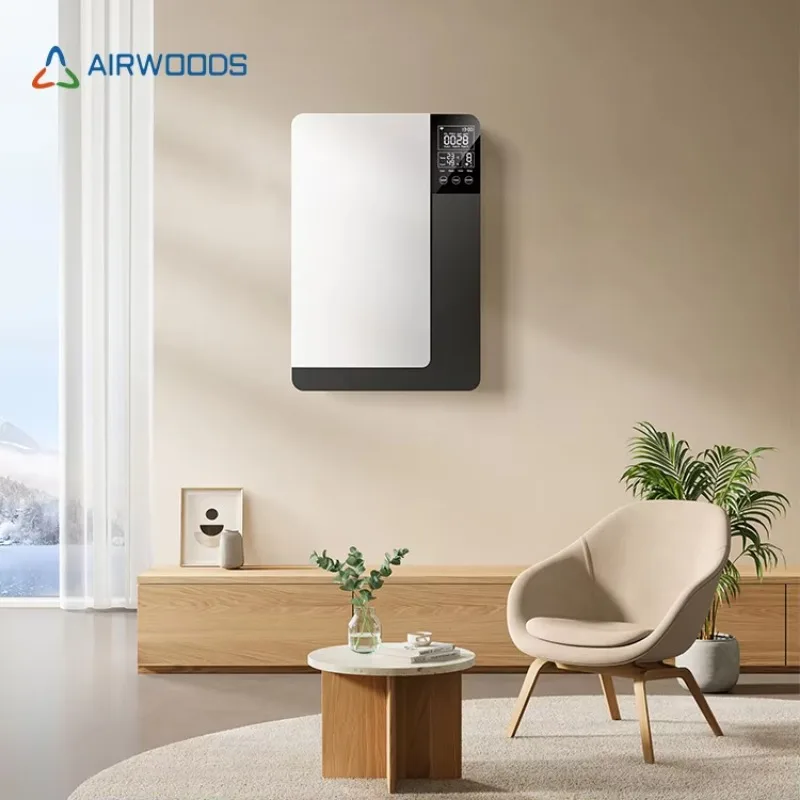 Фото Настенная приточно-вытяжная установка Airwoods ERV с рекуперацией энергии и тепла для одной комнаты, без воздуховодов №2
