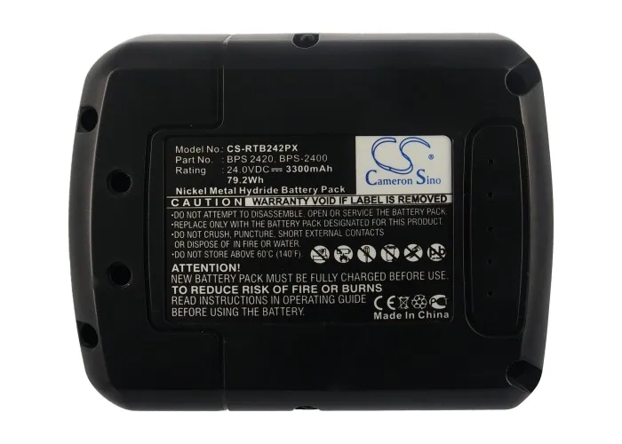 

CS Battery For Ryobi BPS 2420 BPS-2400 CRH-2400RE CRH-240RH