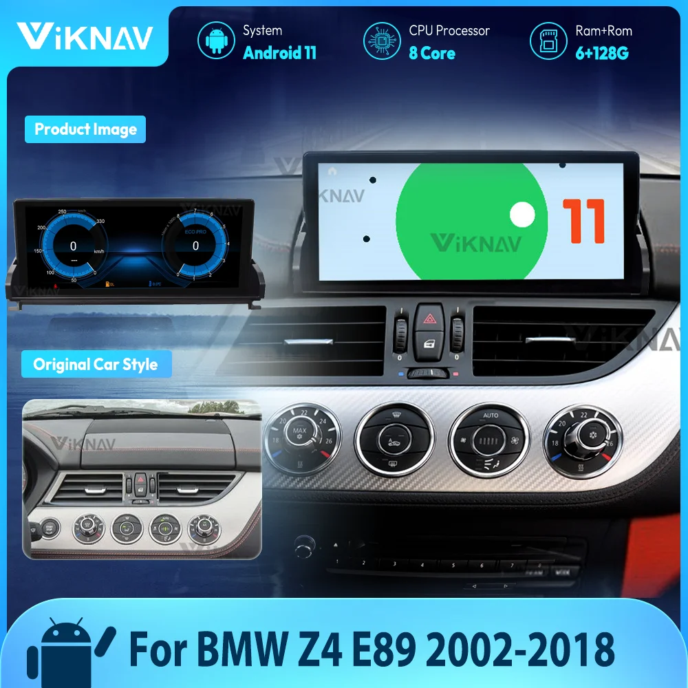 

Android 11 Car Radio DVD Multimedia Player ​For BMW Z4 E89 2002-2018 CarPlay 128GB GPS Navgation Auto Stereo