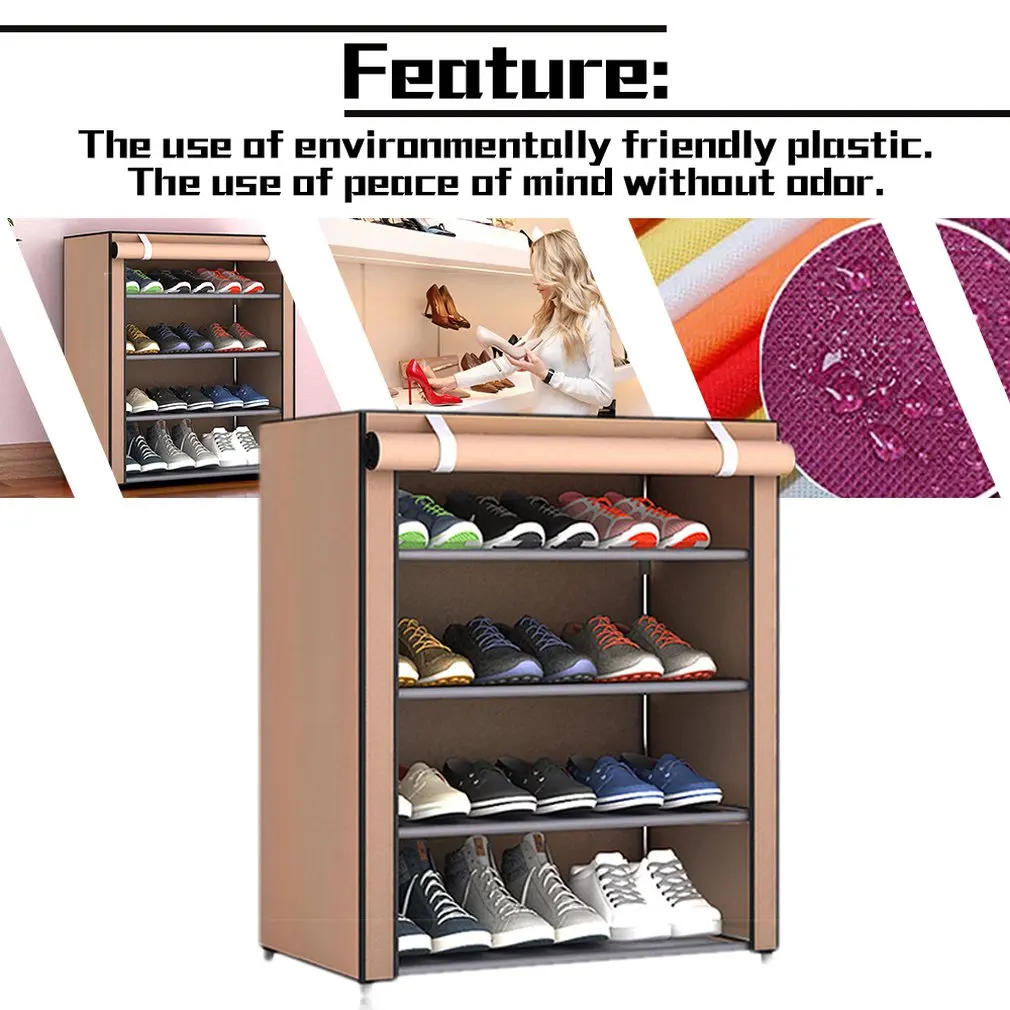 Пылезащитная стойка для обуви из нетканого материала большого размера