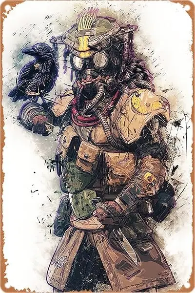 Wll Decor Sgn - Плакат Bloodhound Gmer Gft 8X12 nch Vntge Look Metl Br Mn Cve rt Decorton