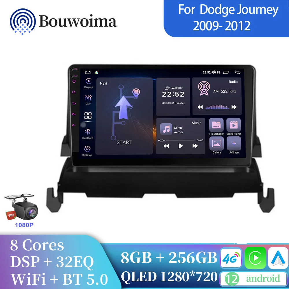 

Android 12 For Dodge Journey 2009-2012 Car Radio intelligent system pantalla dsp carplay autoradio gps android auto radio