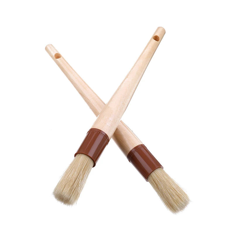 

MATCC 2pcs Detailing Brush Set Car Brushes Car Detailing Brush For Car Cleaning Detailing Brush Dashboard Air Outlet Wheel Brush