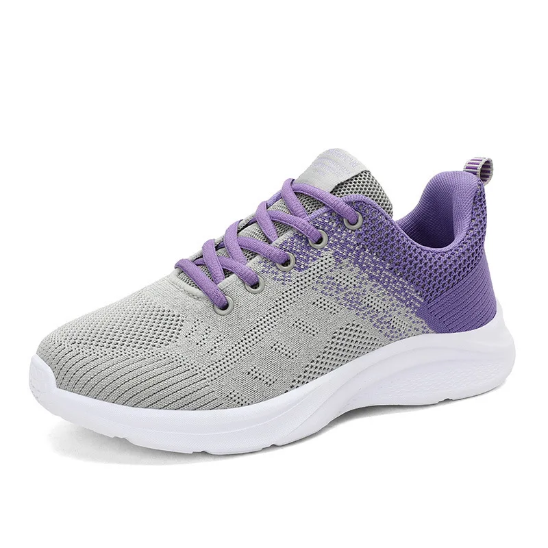 Women Running Shoes Flying Woven Summer Casual Shoes Breathable Outdoor Lightweight Sports Walking Sneakers Tenis Feminino Shoes