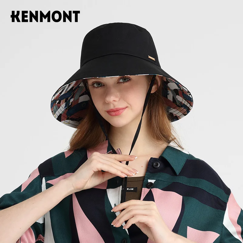 

UPF50+ Women's Spring And Summer Outdoor Sunscreen Fisherman Hat, Bucket hat Versatile Travel Sun Hat 6004