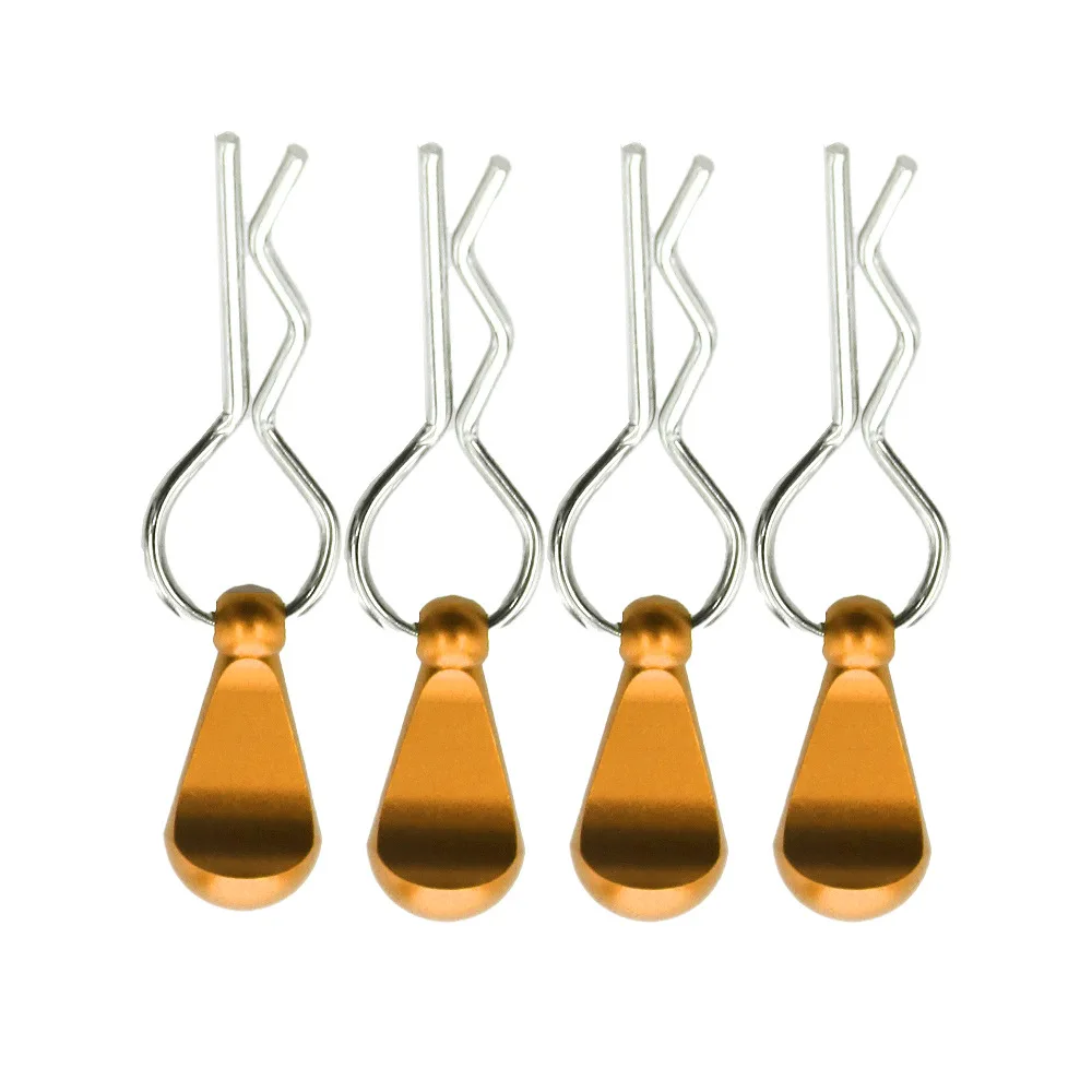 

4 шт. зажим для корпуса с крепежным кронштейном, набор алюминиевых креплений для модели 1/5 1/8 1/10 1/12 RC автомобиля, игрушки, запасные части, аксе...