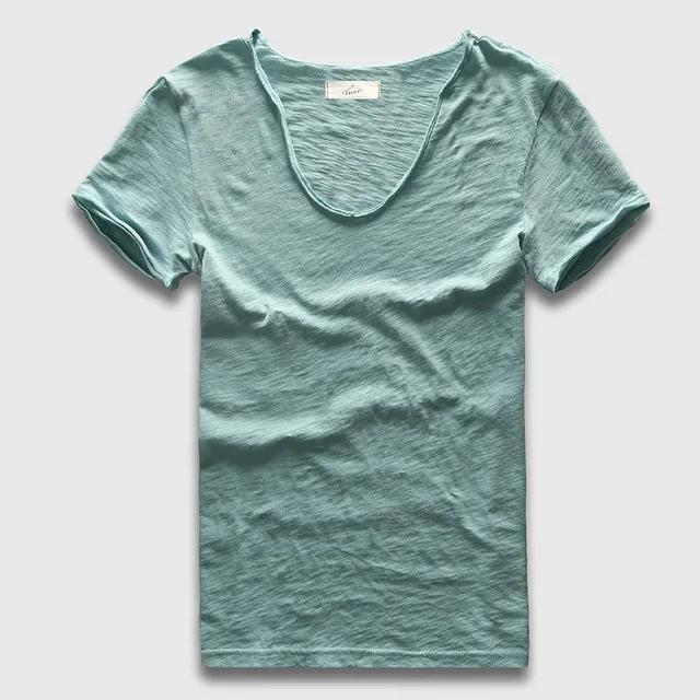 

A1427 shion Casual V Neck T Shirt Best Seller for Men Short Sleeve Man Top Tees