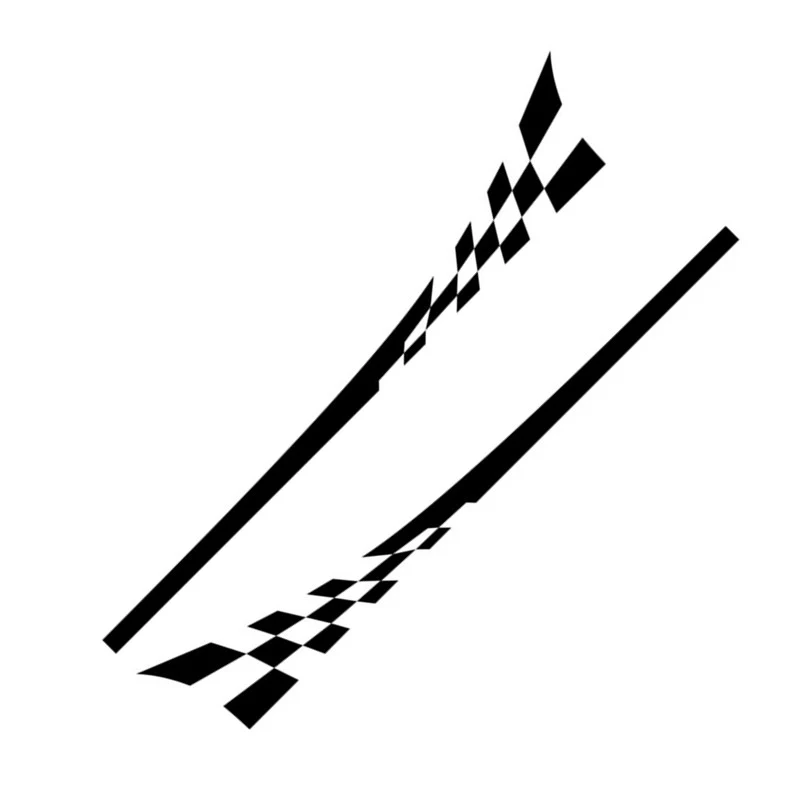 

Боковые полосы на дверь автомобиля для-Porsche 911 997 внешние аксессуары Гоночный флаг графическая Наклейка Декор кузова автомобиля виниловые наклейки