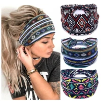 new fashion boho headband hair knot bandana stretch twist bag ladies and girls striped strap
