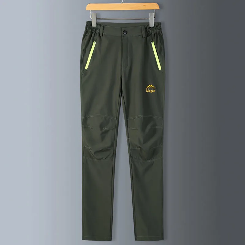 

Men Women Hiking Pants Quick Dry Outdoor Tactical Camping Mountain Climbing Fishing Thin Long Trousers