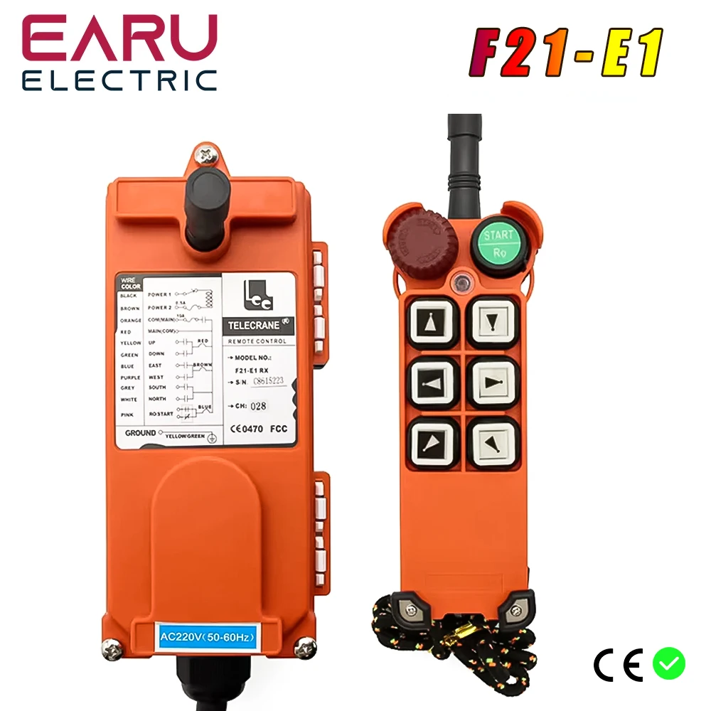 

Промышленный пульт дистанционного управления EARUELECTRIC F21-E1