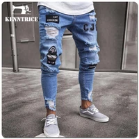 kenntrice skinny jeans streetwear fit style stylish slim casual free shipping fashion denim designer for man ripped trend mens
