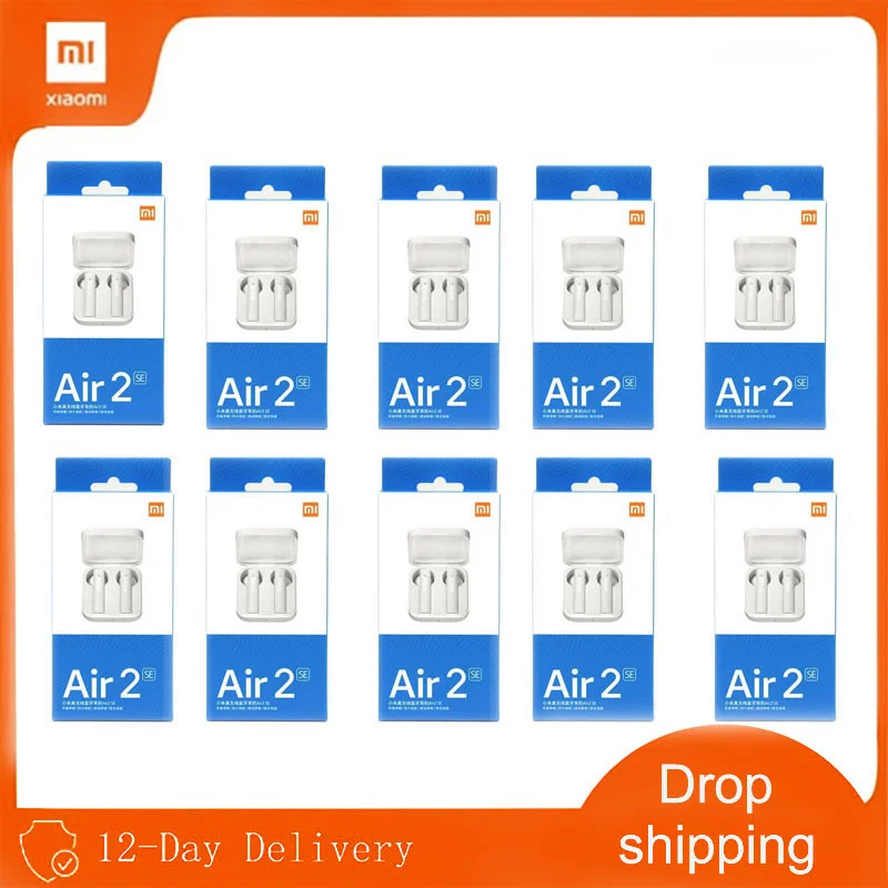 

Wholesale 5pcs/10pcs/20pcs TWS Mi True Wireless Earbuds Bluetooth Earphones Xiaomi Original Airdots Pro Xiaomi Air 2 SE