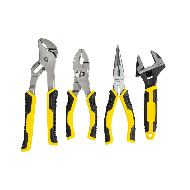

4-Piece Plier and Adjustable Wrench Set Tool Sets