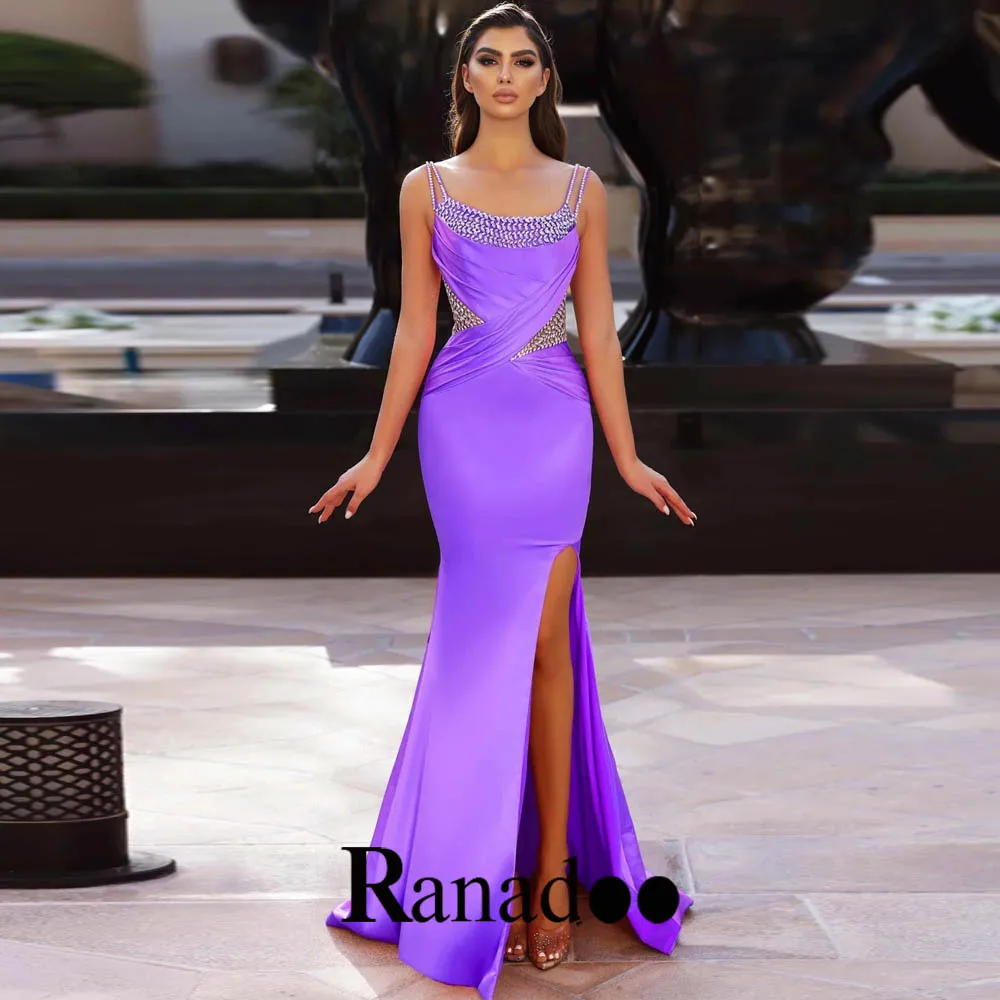 

Платье Ranadoo женское атласное с глубоким круглым вырезом, без рукавов