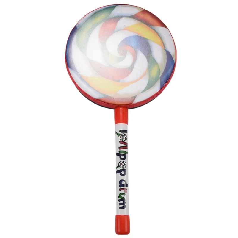 

5X Kids Percussion Lollipop Drum, 6Inch