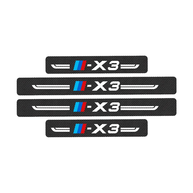 

4 шт., защитная пленка из углеродного волокна для bmw X3 X4 e46