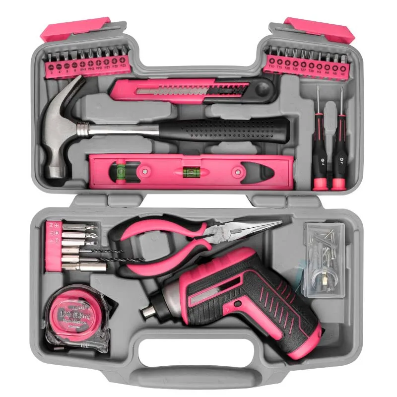 

Multi-function Household Repair Tool Box Hardware Power Tool Set Portable Electric Drill Tool Set