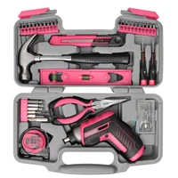 multi function household repair tool box hardware power tool set portable electric drill tool set