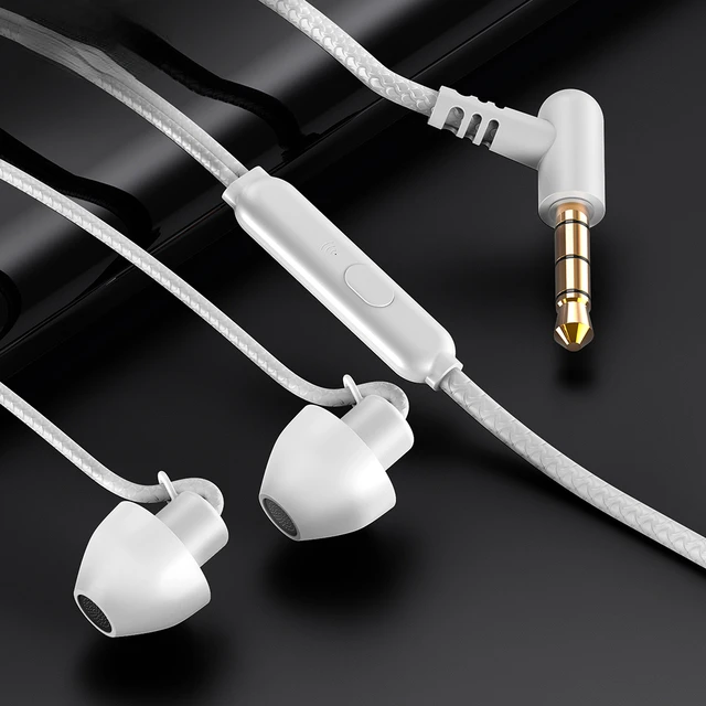 

3.5mm Earphones Headsets With Built-in Microphone Type-C Port In-Ear Stereo Earbuds Wired Earphone For Universal Cell