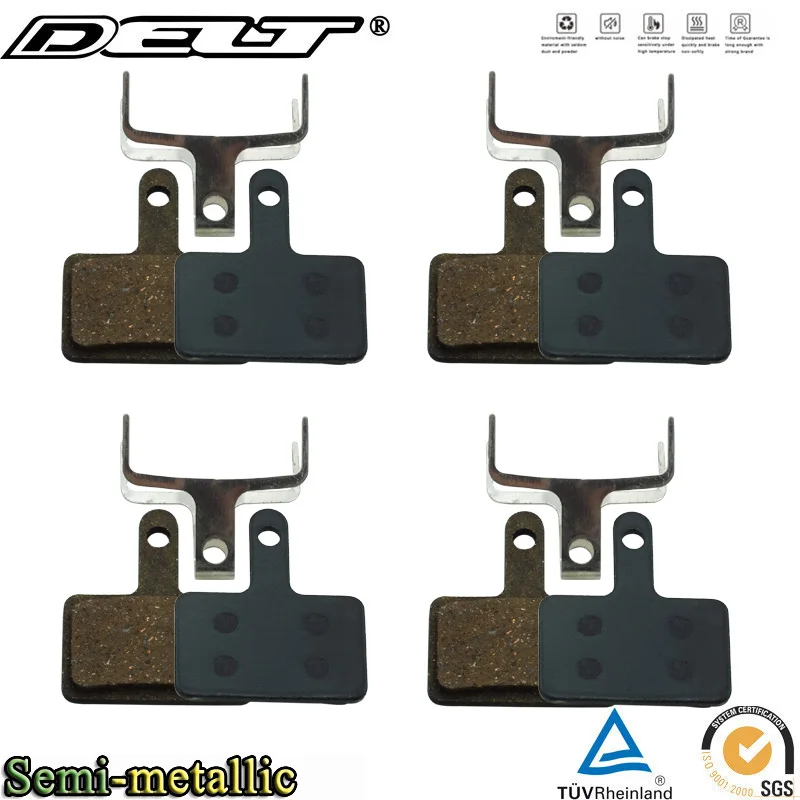 4 пары дисковых тормозных колодок для велосипеда SHIMANO M355 M375 M395 M415 M445 M446 M447 M475 M495 M525