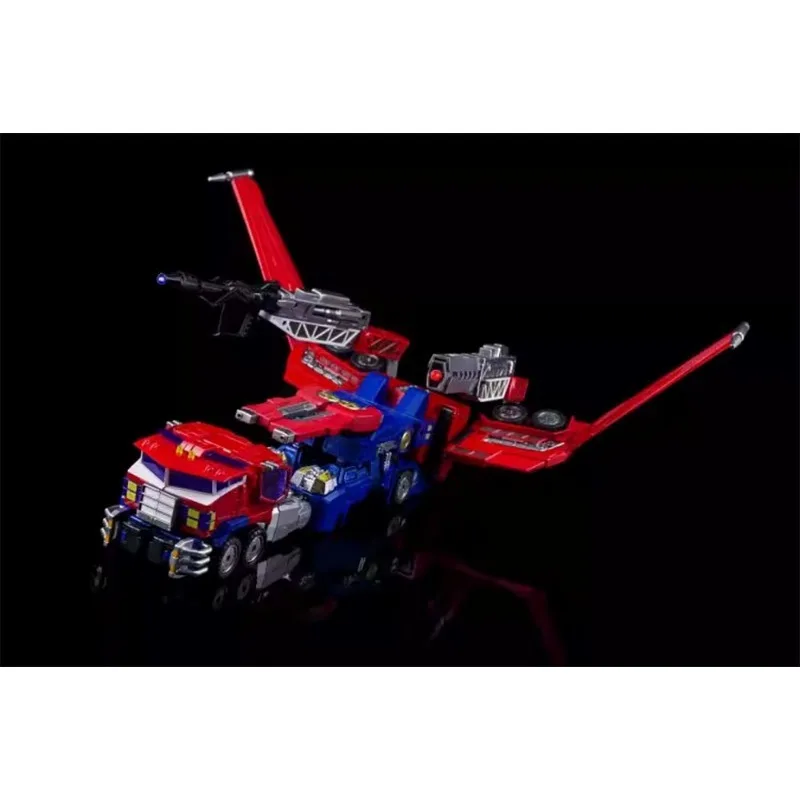 Новинка в наличии Transform Robot Toy and Roll Out TR-02A Commander of Star OP Galaxy Convoy Metallic Ver. Фигурка