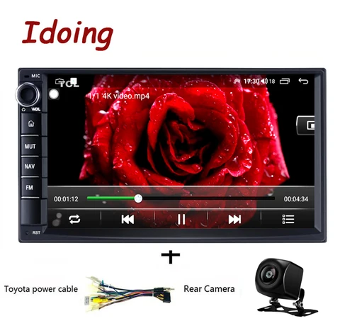 Idoing 7 "Восьмиядерный 2din головное устройство для универсального автомобиля Android Радио мультимедийный плеер 4G + 64G GPS навигация IPS экран TDA7850