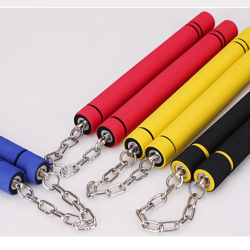 

Китайский пенный нунчакул кунг-фу, горячее боевое искусство, мягкая безопасная детская игрушка, тренировочный инструмент для начинающих ку...