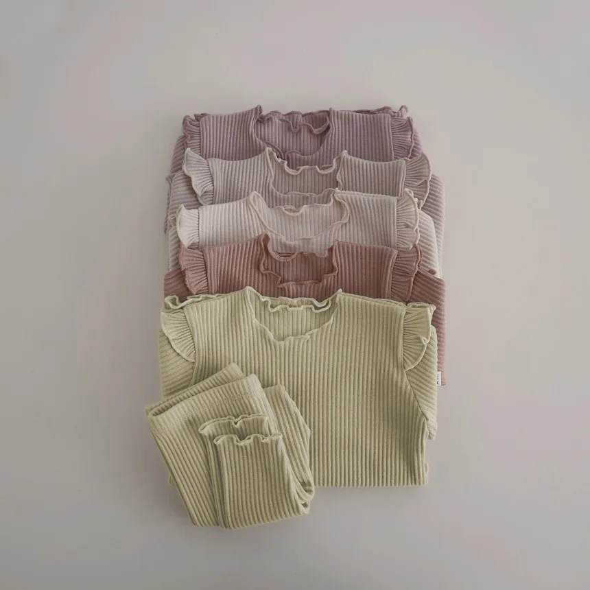

Baby Kids Pajamas Sets Girl Boy Sleepwear Suit Autumn Kids Pajamas Long Sleeve Pijamas Tops + Pants 2pcs Children Clothing