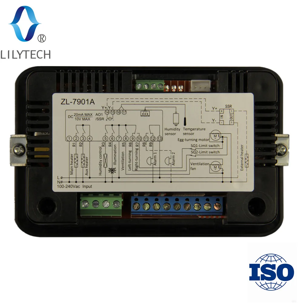 LILYTECH ZL-7901A PID Многофункциональный автоматический инкубатор Контроллер