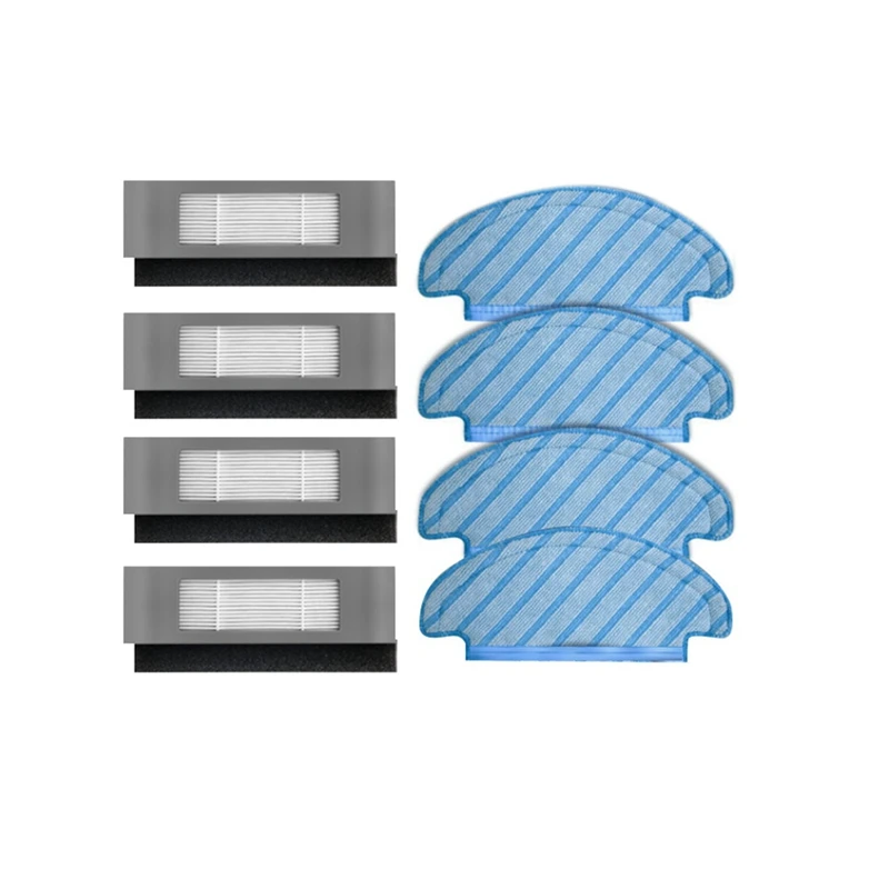 

A06I New Hepa Filter Washable Mop Pads For Ecovacs Deebot Ozmo 900 DN5G Robotic Vacuum Cleaner Accessories Replacement