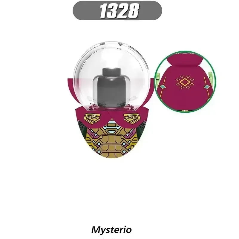 X0266 Человек-паук Ned Liz Hydro Man строительные блоки герой аниме кирпичи куклы